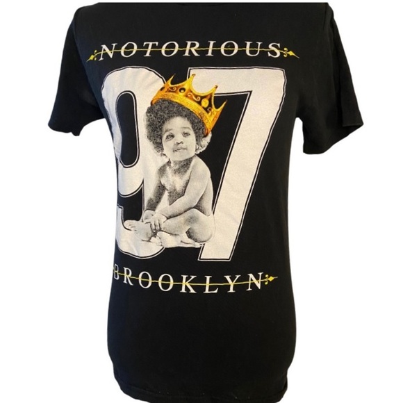Horizon NY Biggie smalls black graphic Tee - Picture 3 of 9